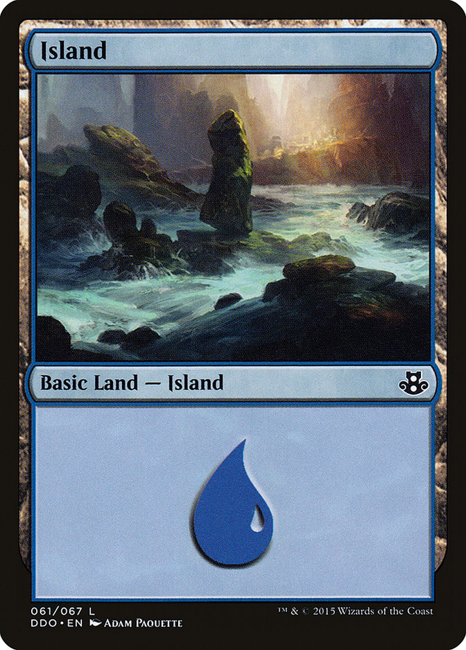 Island (61) [Duel Decks: Elspeth vs. Kiora] | Good Games Morley