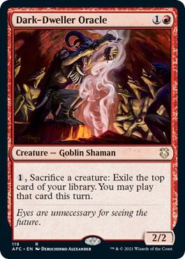 Dark Dweller Oracle 119/62 (Commander: Adventures in the Forgotten Realms)  | Good Games Morley