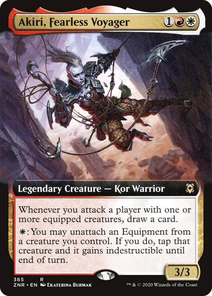 Akiri, Fearless Voyager 365/280 (Zendikar Rising)  - Extended Art Foil | Good Games Morley