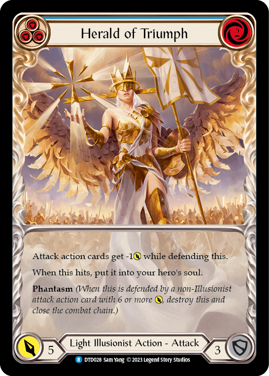 Herald of Triumph (Blue) [DTD028] (Dusk Till Dawn) | Good Games Morley