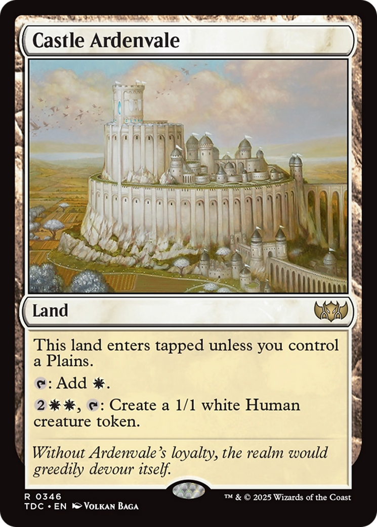 Castle Ardenvale [Tarkir: Dragonstorm Commander] | Good Games Morley
