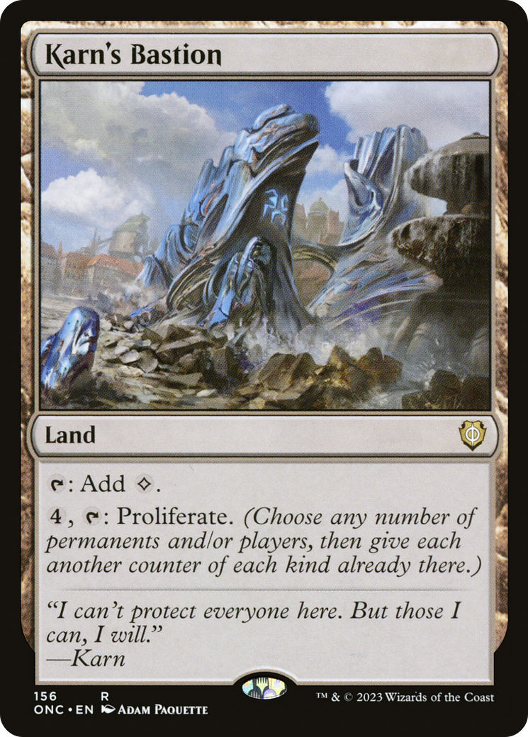 Karn's Bastion [Phyrexia: All Will Be One Commander] | Good Games Morley