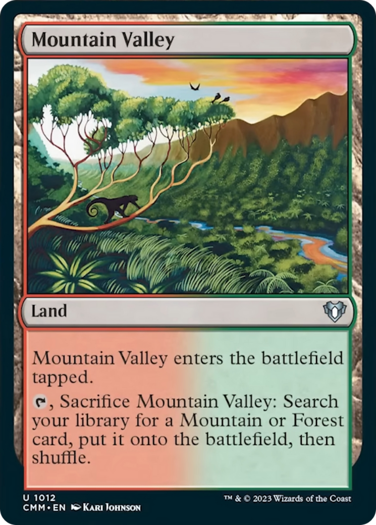 Mountain Valley [Commander Masters] | Good Games Morley