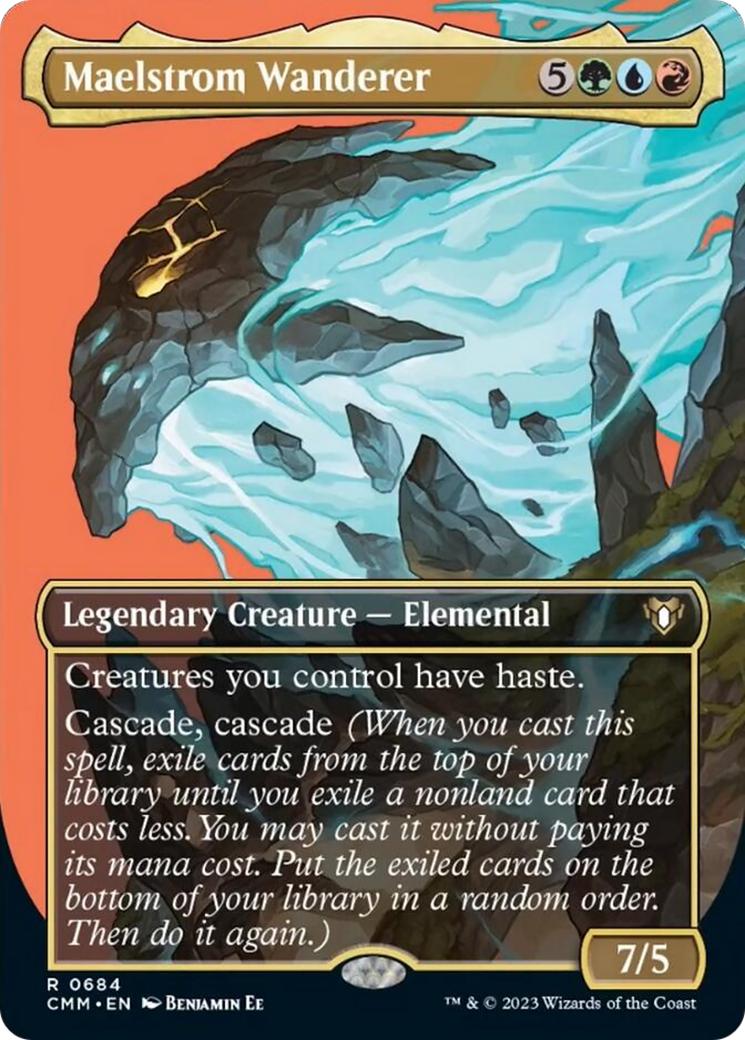 Maelstrom Wanderer (Borderless Profile) [Commander Masters] | Good Games Morley