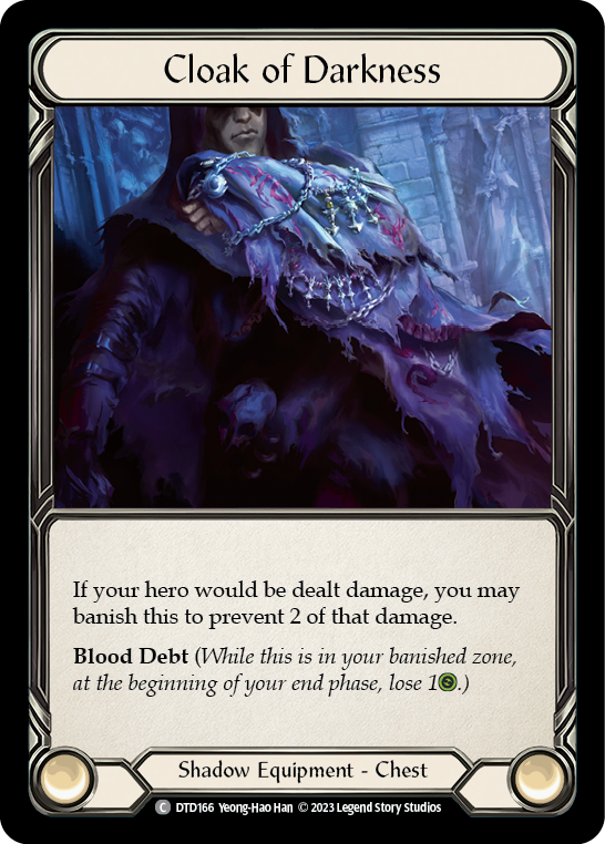 Cloak of Darkness [DTD166] (Dusk Till Dawn)  Cold Foil | Good Games Morley