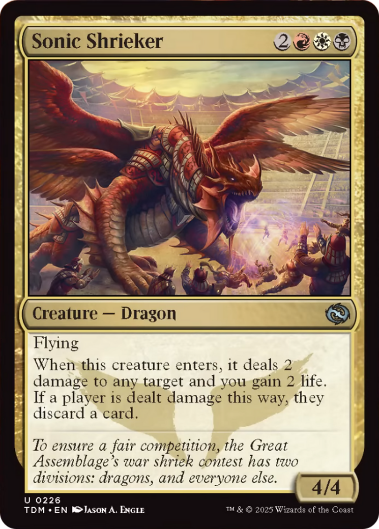 Sonic Shrieker [Tarkir: Dragonstorm] | Good Games Morley