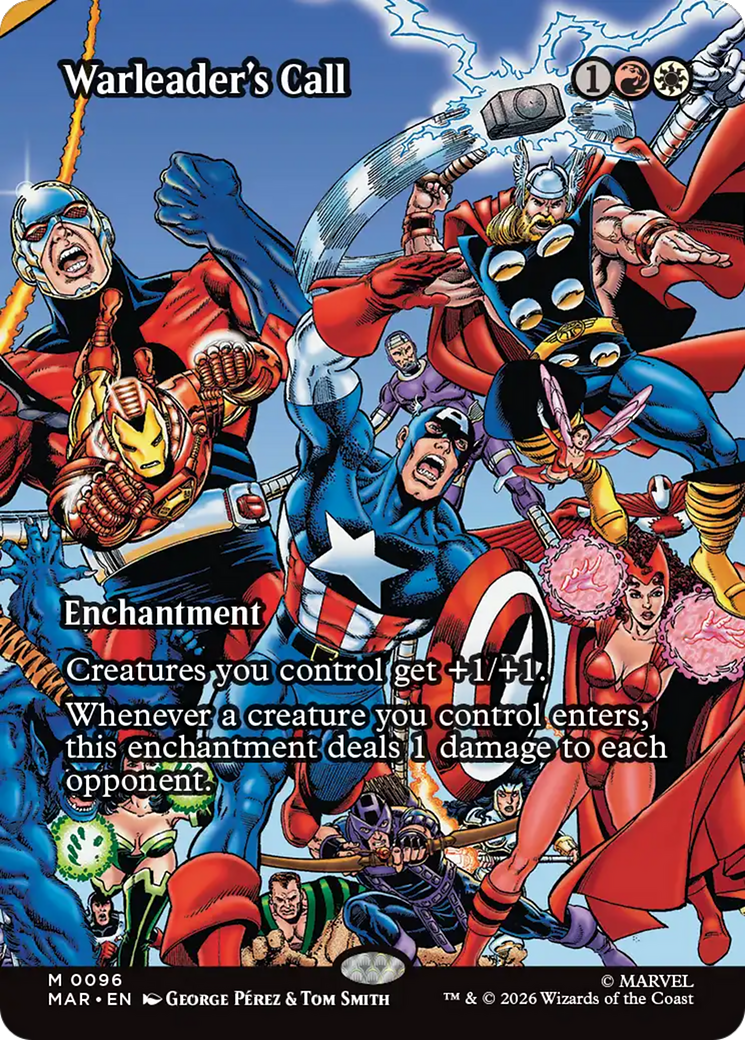 Warleader's Call (Borderless) [Marvel Universe: Eternal-Legal] | Good Games Morley