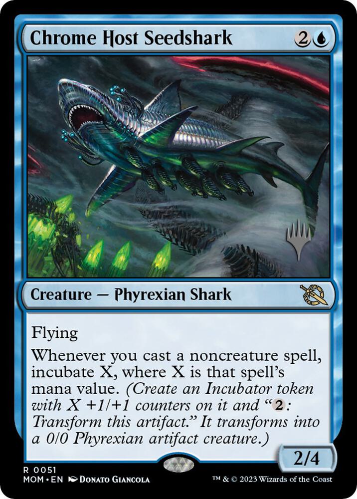 Chrome Host Seedshark 51 (Promo Pack: March of the Machine)  | Good Games Morley