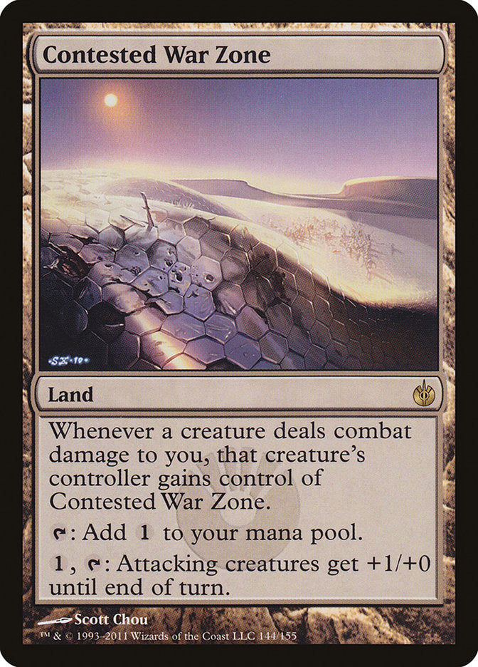 Contested War Zone 144/155 (Mirrodin Besieged)  - Foil | Good Games Morley