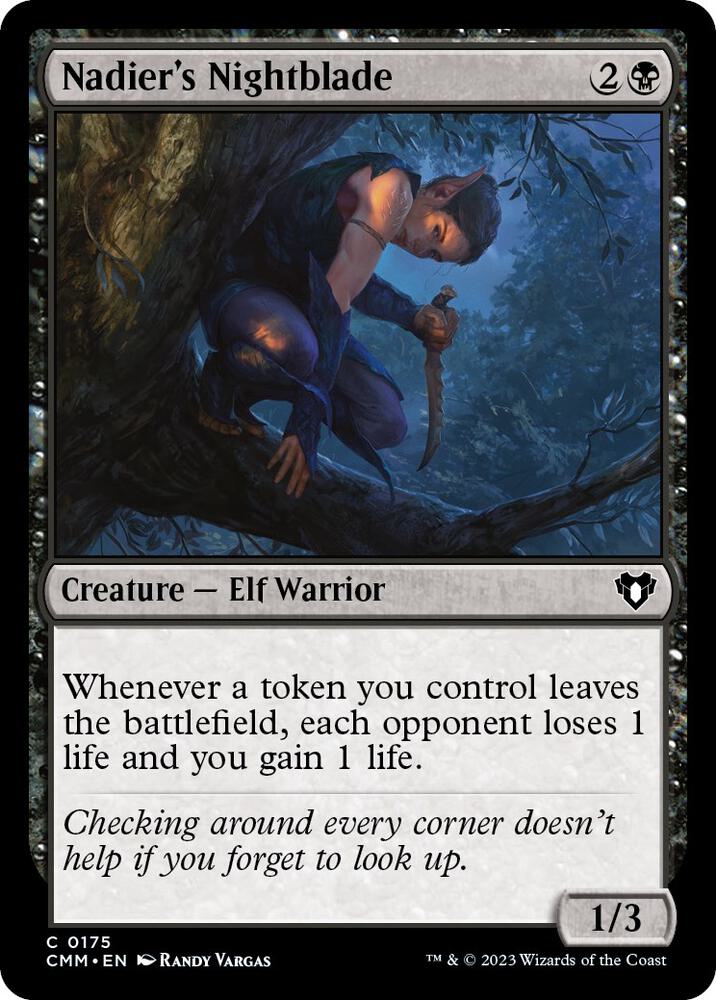 Nadier's Nightblade 175/451 (Commander Masters)  | Good Games Morley