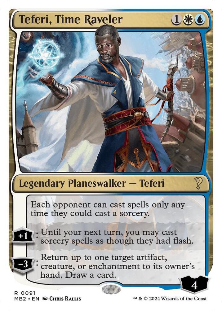 Teferi, Time Raveler 91/390 (Mystery Booster 2)  | Good Games Morley