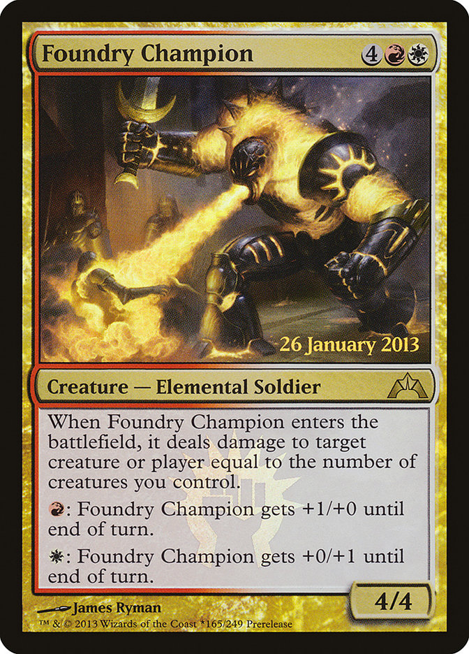 Foundry Champion [Gatecrash Prerelease Promos] | Good Games Morley