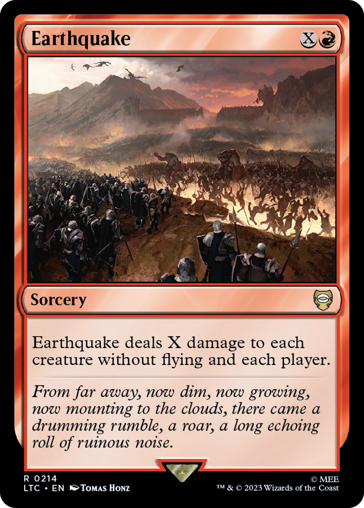 Earthquake [The Lord of the Rings: Tales of Middle-Earth Commander] | Good Games Morley