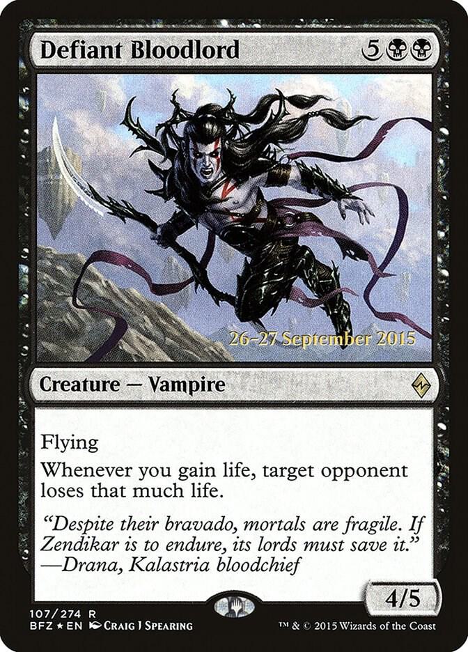 Defiant Bloodlord 107s/90 (Prerelease Cards)  - Foil | Good Games Morley