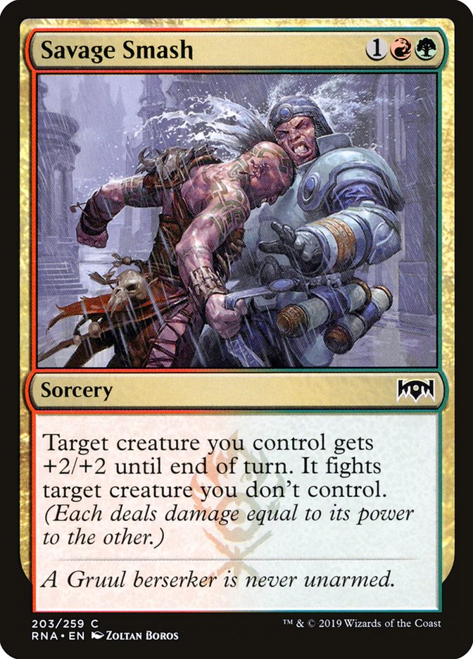 Savage Smash 203/259 (Ravnica Allegiance)  | Good Games Morley