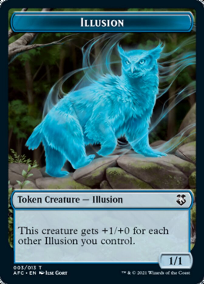 Champion of Wits // Illusion Double-Sided Token [Dungeons & Dragons: Adventures in the Forgotten Realms Commander Tokens] | Good Games Morley