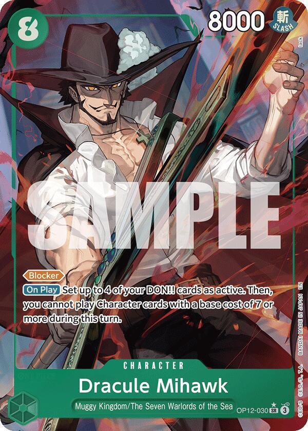 Dracule Mihawk OP12-030 (Legacy of the Master)  - Alternate Art Foil | Good Games Morley