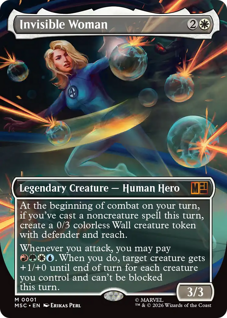Invisible Woman (Borderless) [Marvel Super Heroes Commander] | Good Games Morley