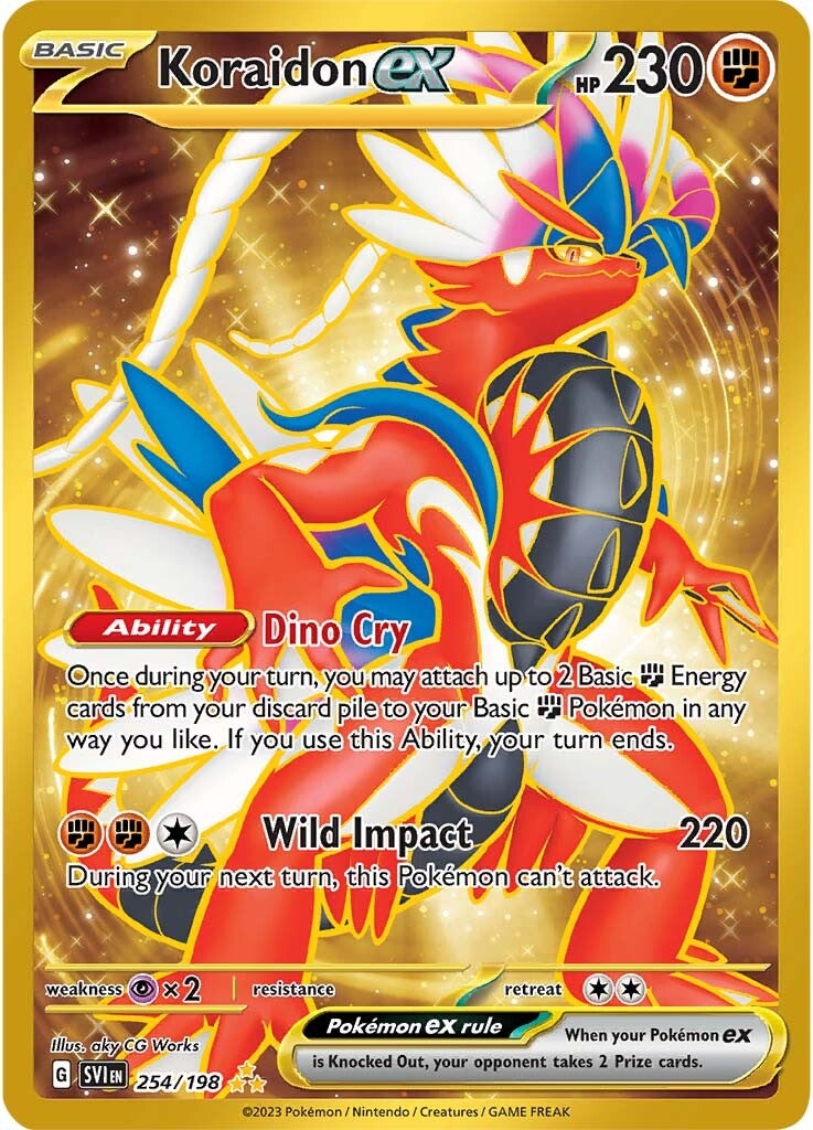 Koraidon ex (254/198) [Scarlet & Violet: Base Set] | Good Games Morley