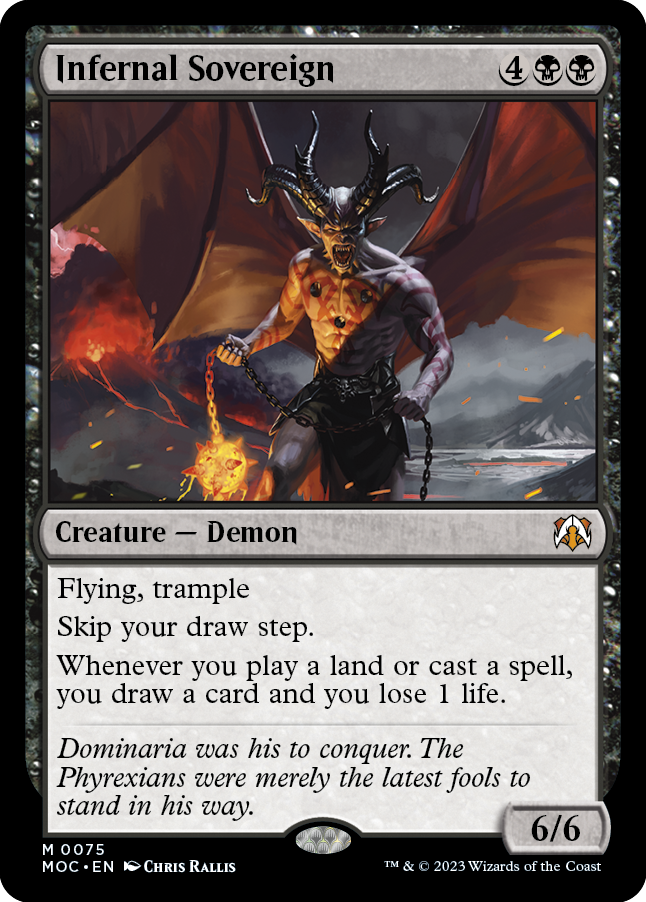Infernal Sovereign [March of the Machine Commander] | Good Games Morley