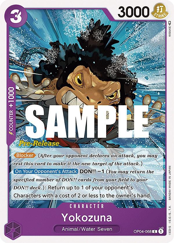 Yokozuna OP04-068 (Kingdoms of Intrigue Pre-Release Cards)  | Good Games Morley