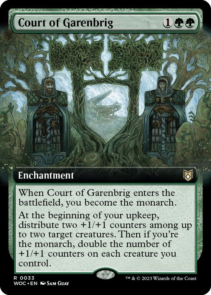 Court of Garenbrig 33 (Commander: Wilds of Eldraine)  - Extended Art Foil | Good Games Morley