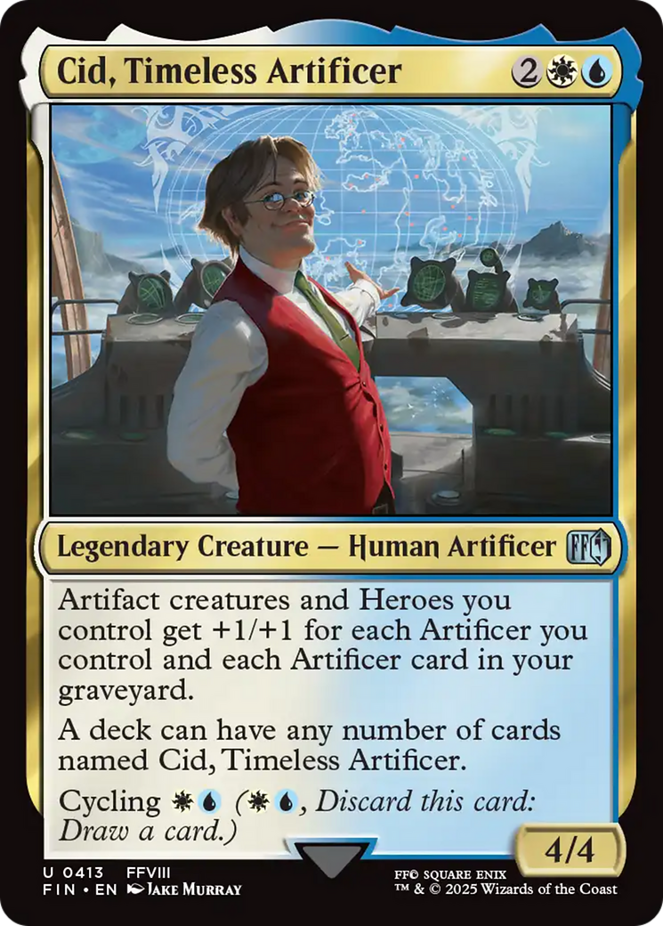 Cid, Timeless Artificer (0413) [FINAL FANTASY] | Good Games Morley