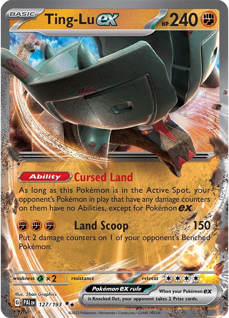 Ting-Lu ex (127/193) [Scarlet & Violet: Paldea Evolved] | Good Games Morley