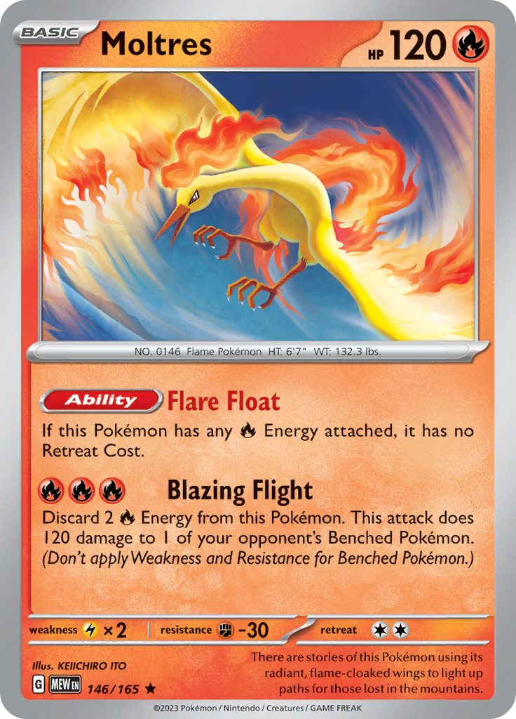 Moltres (146/165) [Scarlet & Violet 151] | Good Games Morley