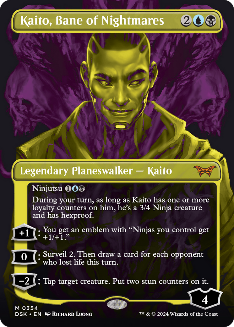 Kaito, Bane of Nightmares (Showcase) [Duskmourn: House of Horror] | Good Games Morley