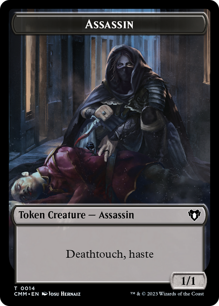 Assassin Token [Commander Masters Tokens] | Good Games Morley