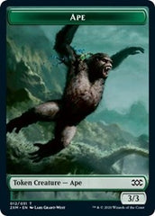 Ape // Elemental Double-Sided Token [Double Masters Tokens] | Good Games Morley