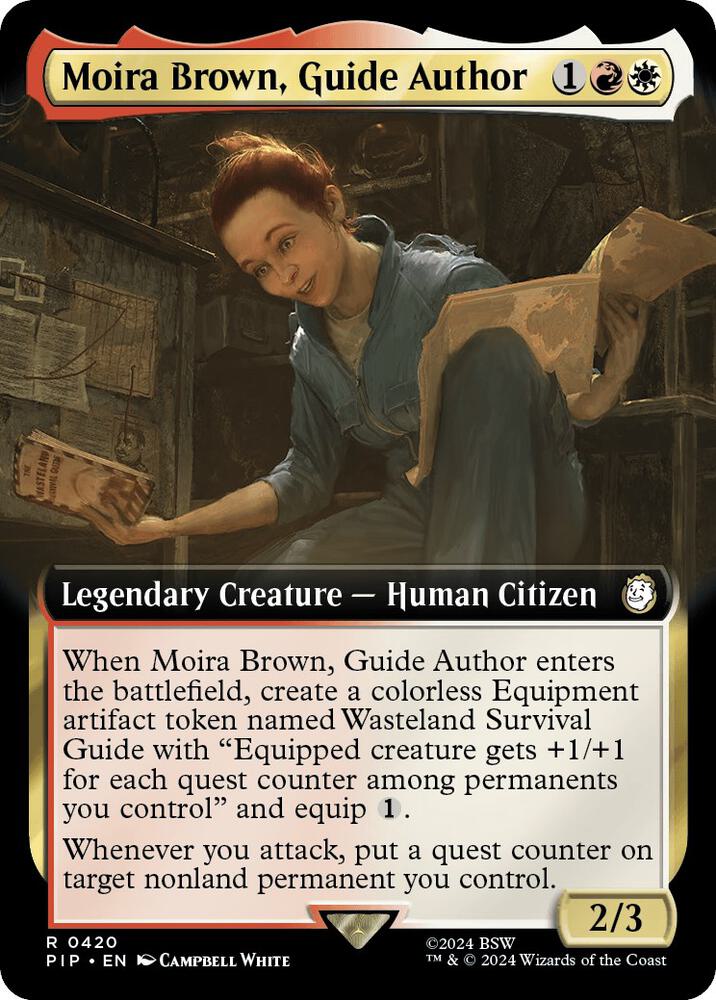 Moira Brown, Guide Author 420/326 (Universes Beyond: Fallout)  - Extended Art | Good Games Morley