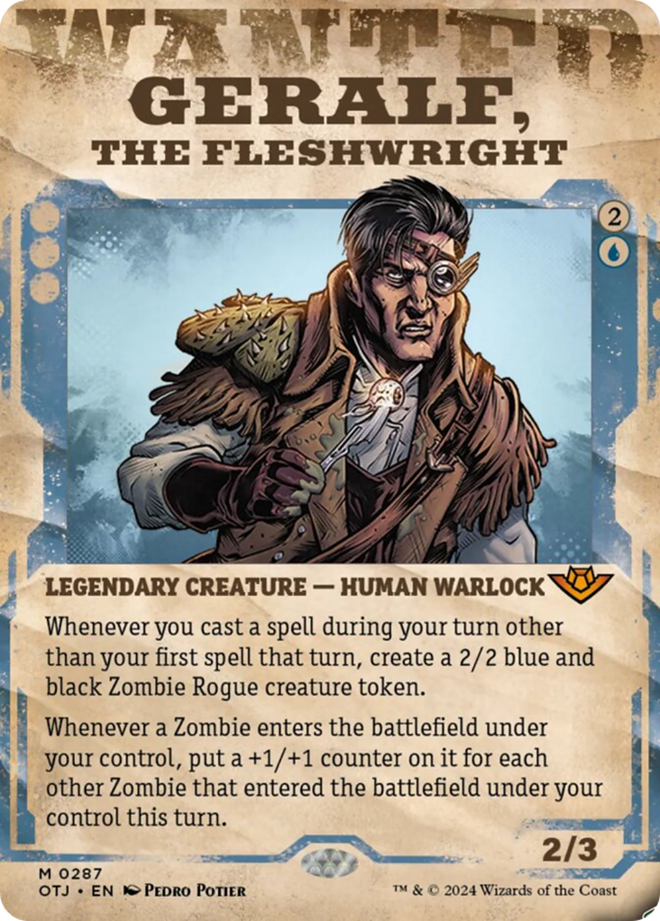 Geralf, the Fleshwright (Showcase) [Outlaws of Thunder Junction] | Good Games Morley