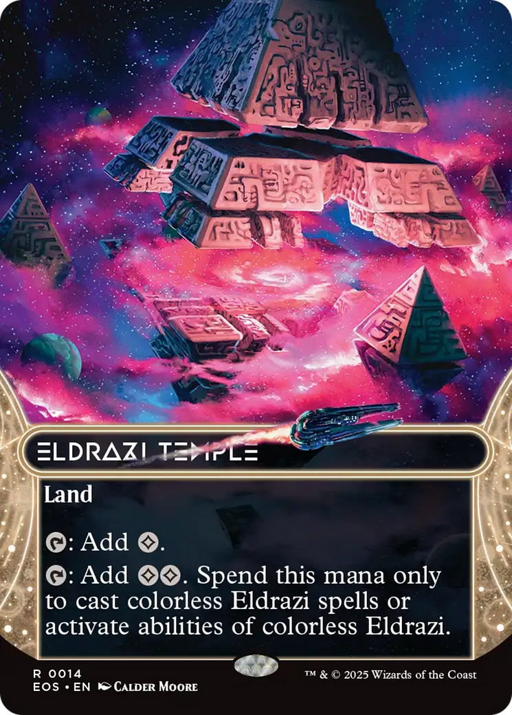 Eldrazi Temple (0014) (Borderless) [Edge of Eternities: Stellar Sights] | Good Games Morley