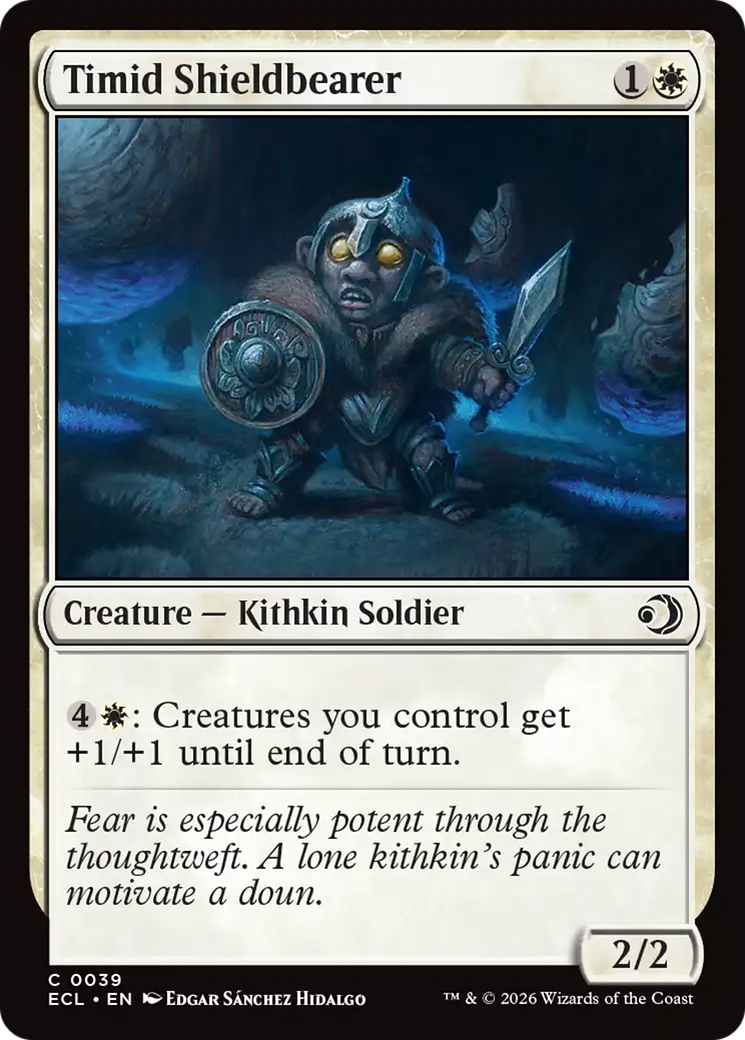 Timid Shieldbearer [Lorwyn Eclipsed] | Good Games Morley