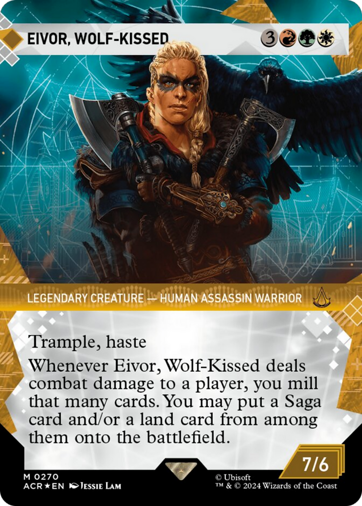 Eivor, Wolf-Kissed (Showcase) (Textured Foil) [Assassin's Creed] | Good Games Morley