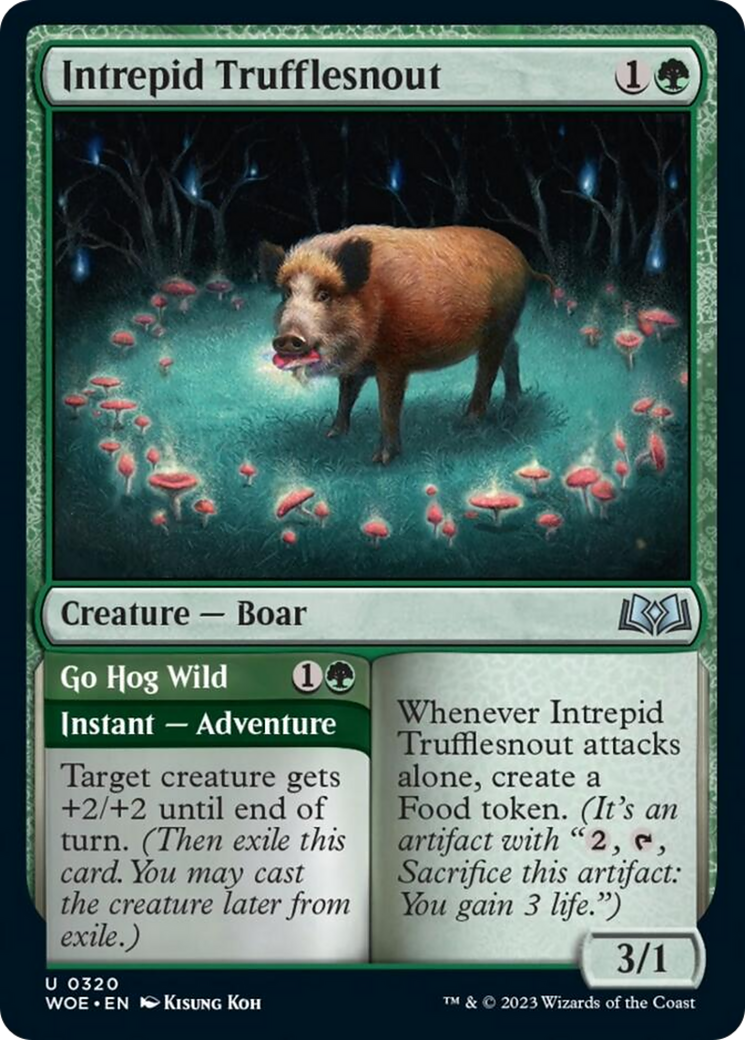 Intrepid Trufflesnout // Go Hog Wild [Wilds of Eldraine] | Good Games Morley