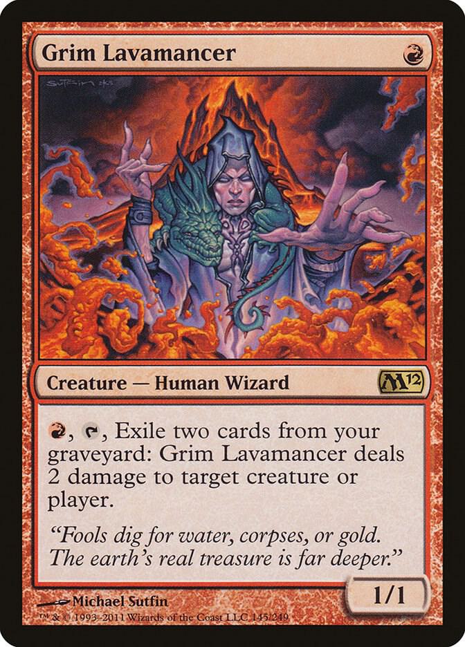 Grim Lavamancer 145/249 (Magic 2012 (M12))  | Good Games Morley