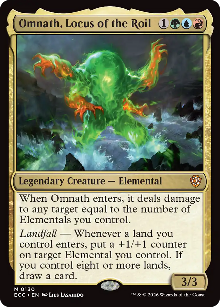Omnath, Locus of the Roil [Lorwyn Eclipsed Commander] | Good Games Morley