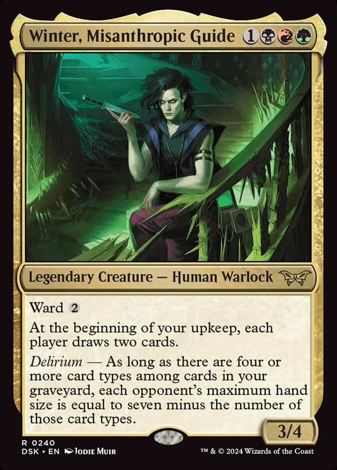 Winter, Misanthropic Guide 240/286 (Duskmourn: House of Horror)  - Foil | Good Games Morley