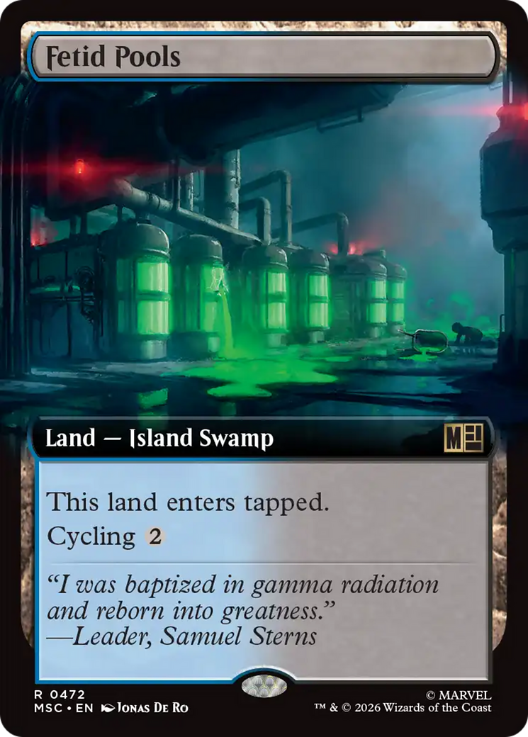 Fetid Pools (Extended Art) [Marvel Super Heroes Commander] | Good Games Morley