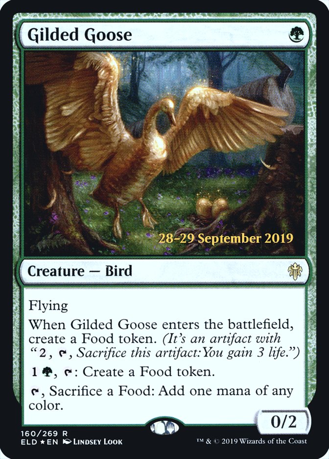 Gilded Goose [Throne of Eldraine Prerelease Promos] | Good Games Morley