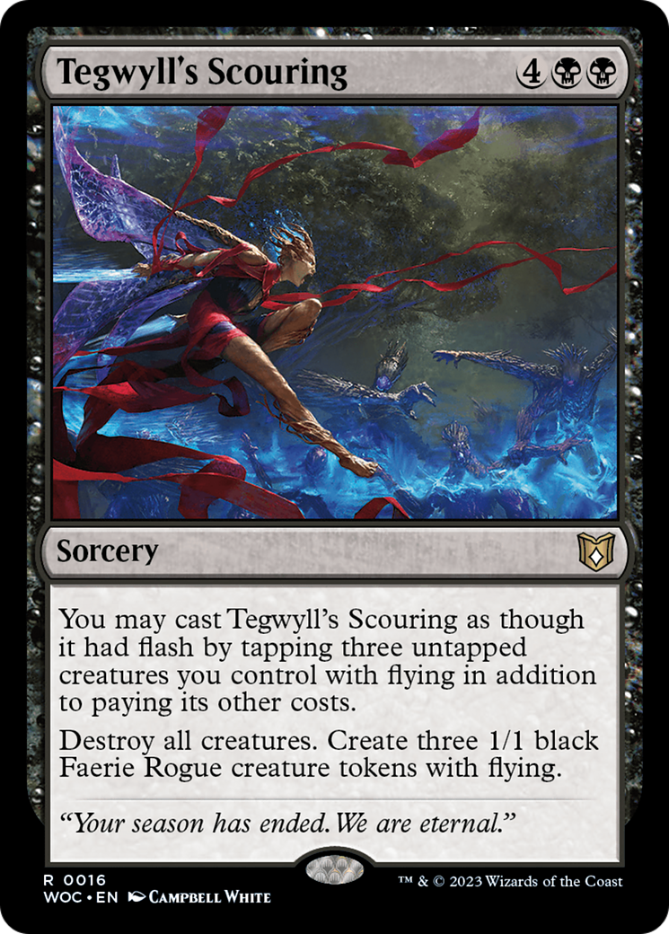 Tegwyll's Scouring [Wilds of Eldraine Commander] | Good Games Morley
