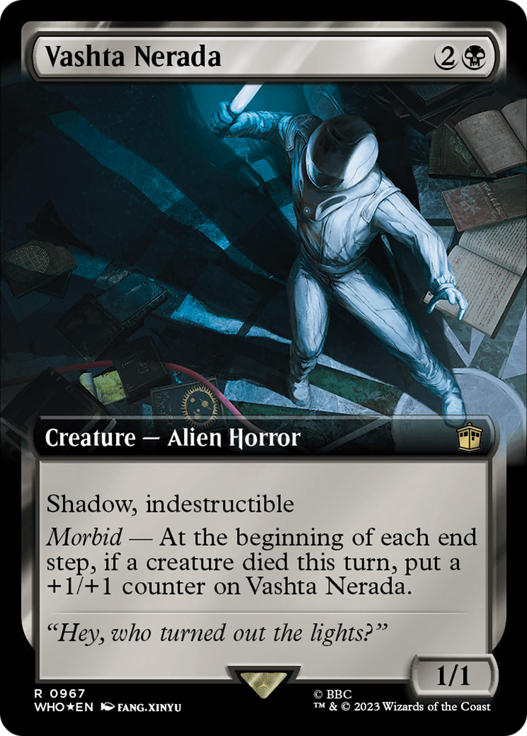 Vashta Nerada (Extended Art) (Surge Foil) [Doctor Who] | Good Games Morley