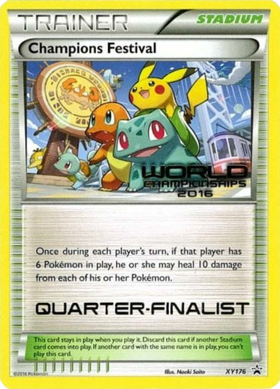 Champions Festival (XY176) (2016 Quarter Finalist) [XY: Black Star Promos] | Good Games Morley