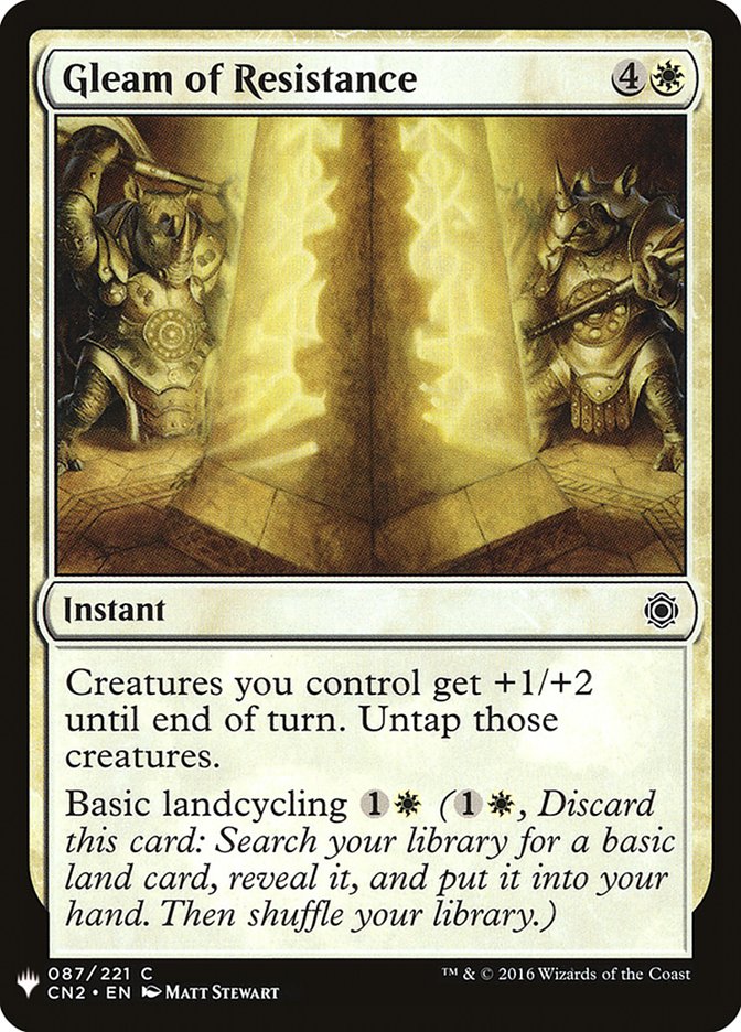 Gleam of Resistance [Mystery Booster] | Good Games Morley