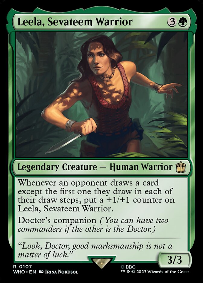 Leela, Sevateem Warrior 107/331 (Universes Beyond: Doctor Who)  | Good Games Morley