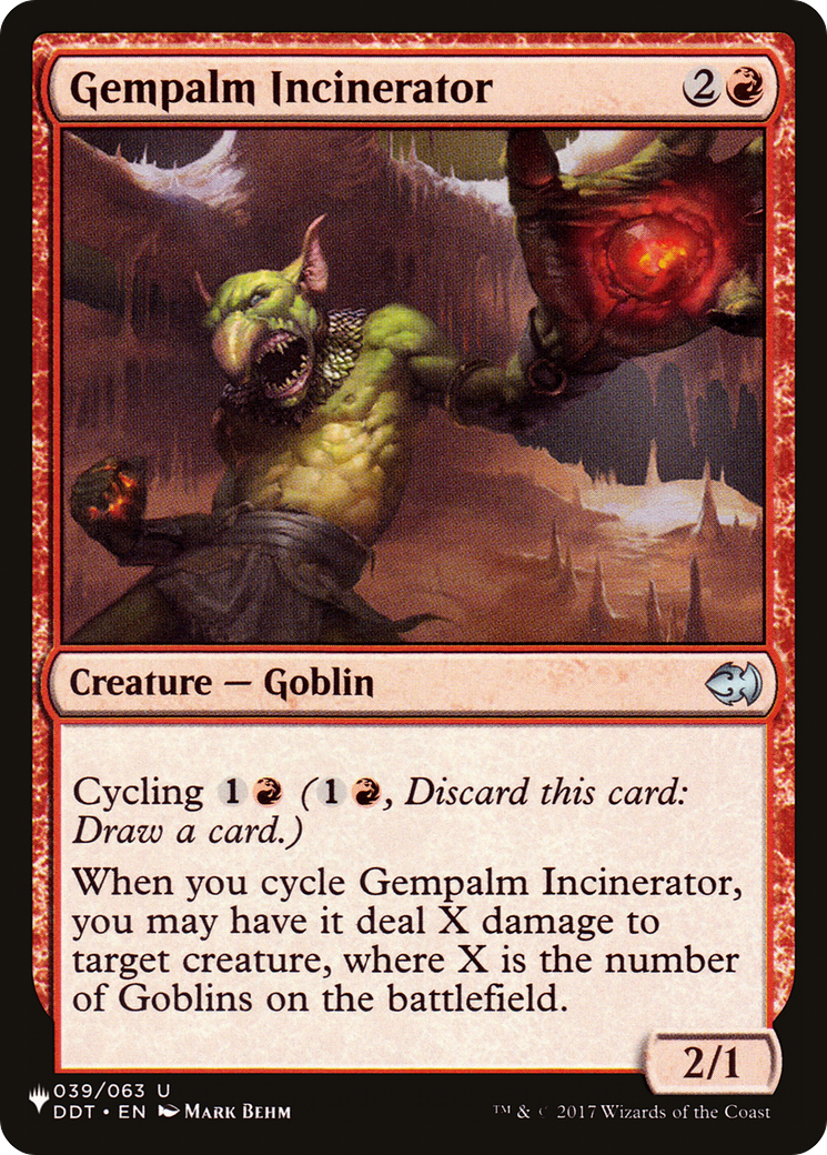 Gempalm Incinerator [The List] | Good Games Morley