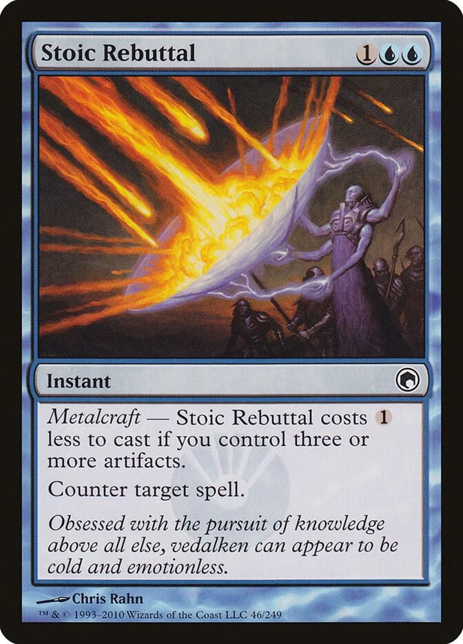 Stoic Rebuttal 46/249 (Scars of Mirrodin)  - Foil | Good Games Morley